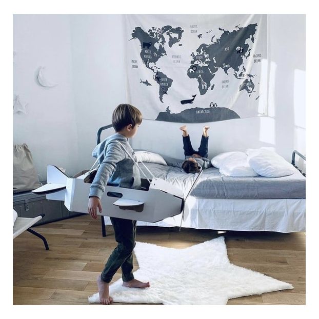 Tapis étoile - Blanc-product