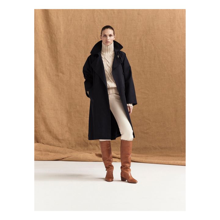 Sahel Cable Knit Jumper Ecru- Product image n°4