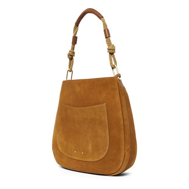 Bolso Redondo Piel de Ante Hobo -product