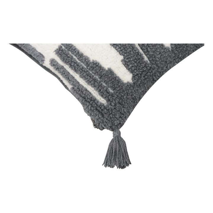 Coussin carré Zagros Smallable x Lorena Canals | Gris anthracite- Image produit n°5