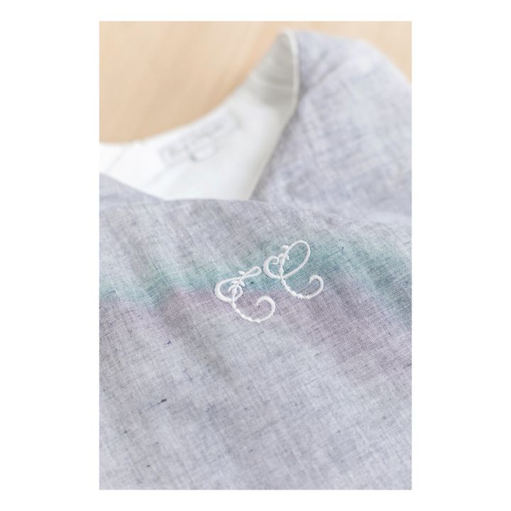 Babyschlafsack aus Leinen und Baumwolle Navy- Produktbild Nr. 6
