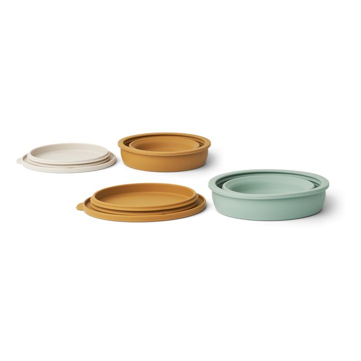 Bols empilables Dale en silicone- Set de 2 | Caramel- Image produit n°1