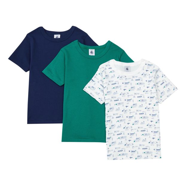 Lot 3 T-Shirts Citadins Coton Bio-product