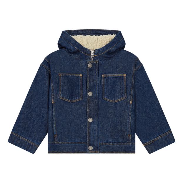 Denim Sherpa-lined Jacket -product