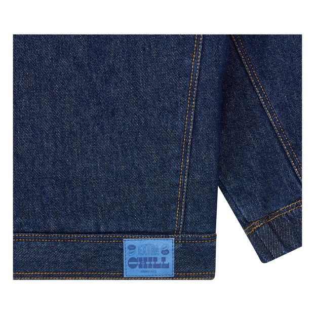 Denim Sherpa-lined Jacket -product