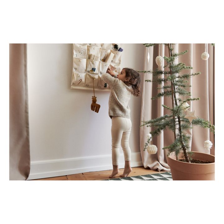 Calendrier de l'avent Babbo en coton bio- Image produit n°2