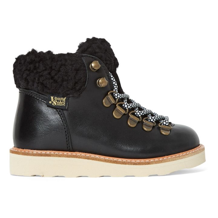 Hiking Boots Fourrées Zip Eddie | Noir- Image produit n°0