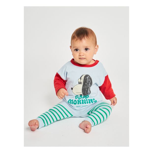 Exclusivo Bobo Choses x Smallable - Leggings de algodón orgánico a rayas-product