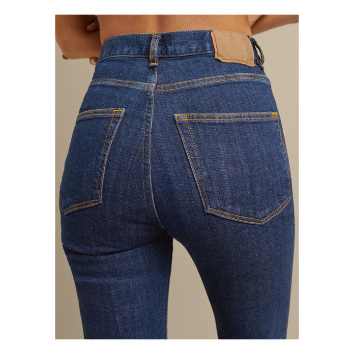 Pantalón vaquero de algodón orgánico 5-pocket Pyramid Blue 2 Weeks- Imagen del producto n°4