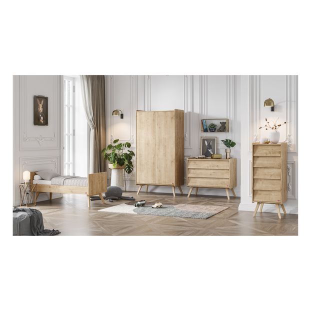 Vintage oak chest of drawers-product