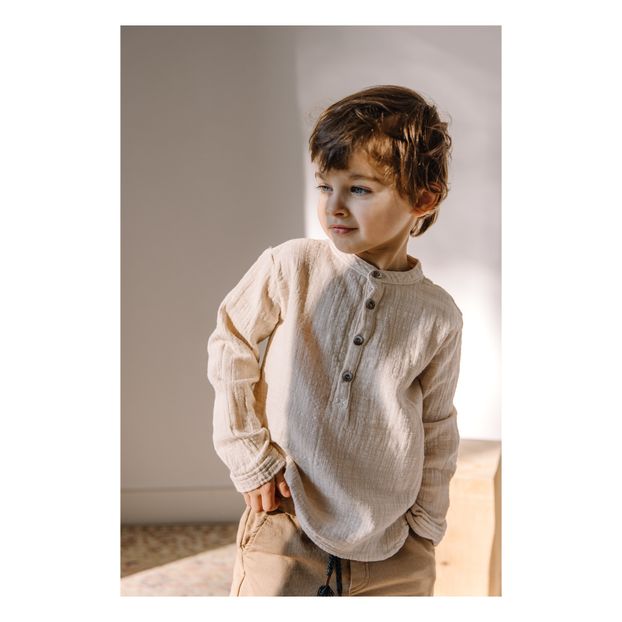 Organic Cotton Muslin Kurta Shirt-product