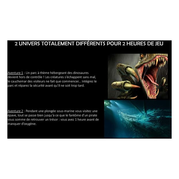 Livre Escape Game "Saurez-vous vous évader de ces 2 aventures"-product