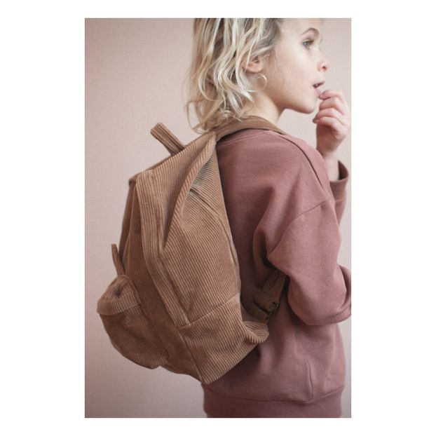 Kitten Corduroy Backpack-product