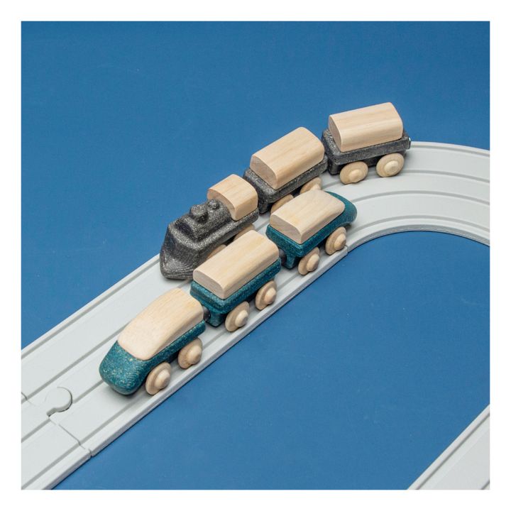 Train locomotive en bois- Image produit n°4