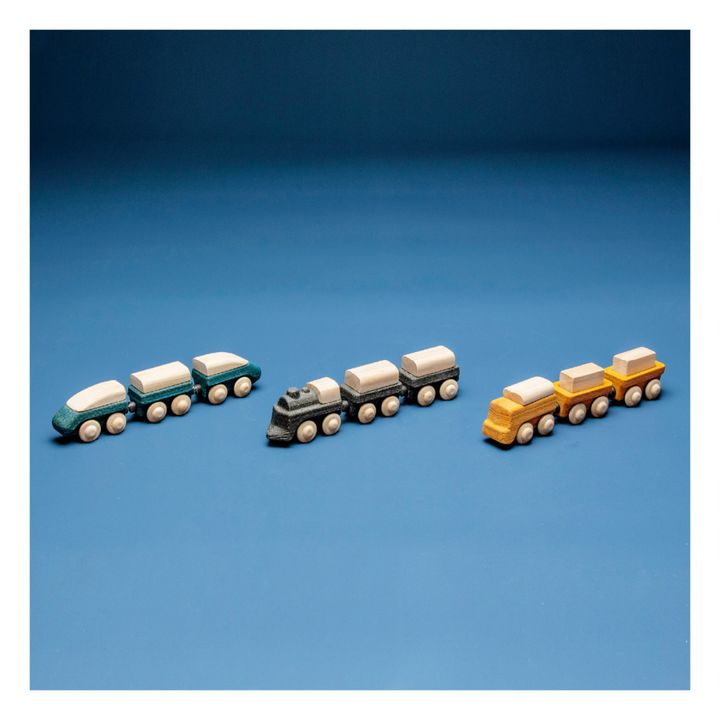 Train locomotive en bois- Image produit n°7