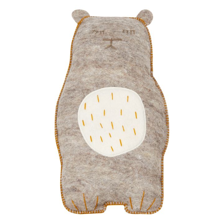 Coussin Pasu Grizzly en feutre | Gris clair- Image produit n°0