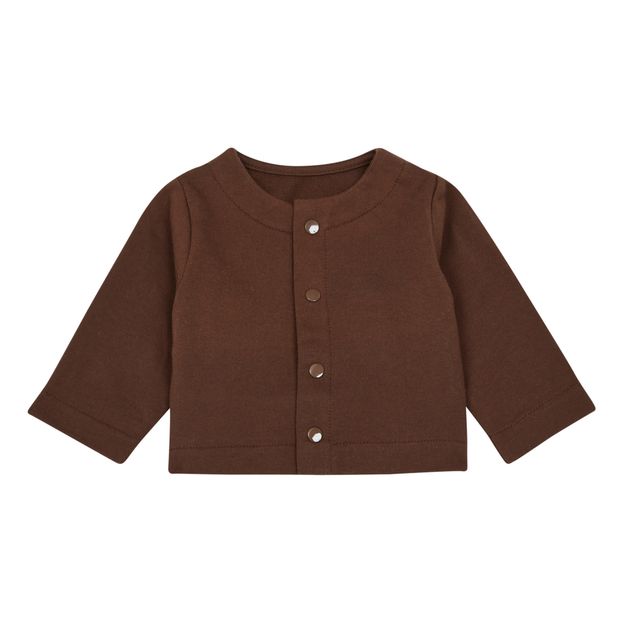 Cardigan Molleton fin Coton Bio Camomille-product