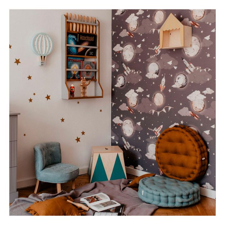 Lampe à poser Montgolfière | Bleu pâle- Image produit n°3