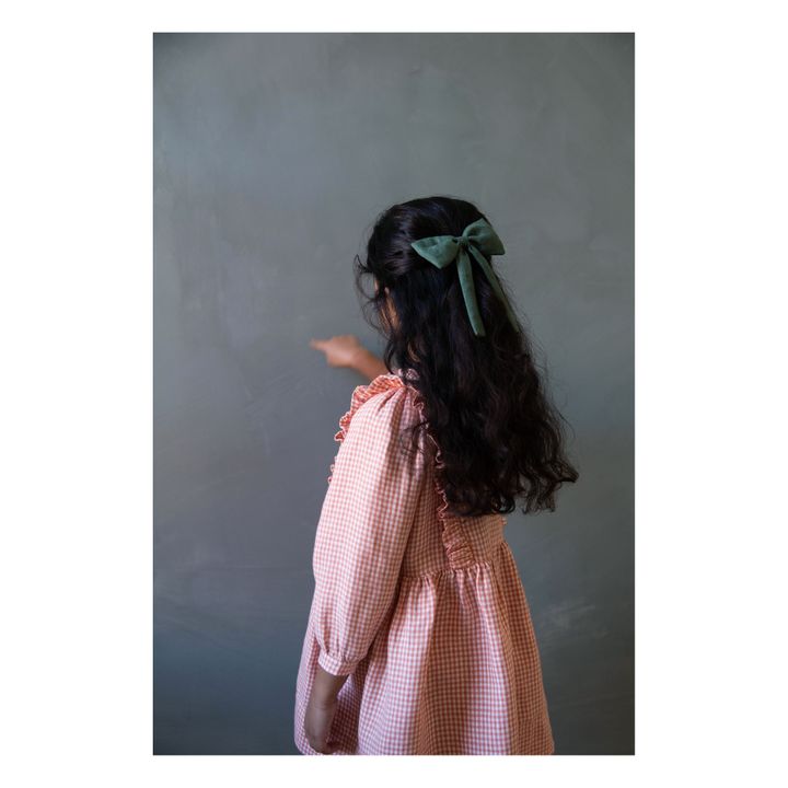 Percy Linen Dress | Pink- Product image n°5