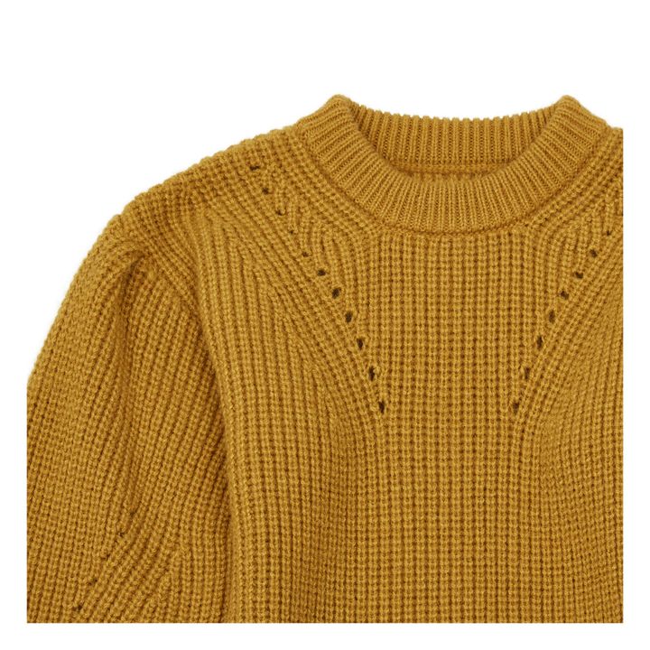 Robe Baby Alpaca Flora | Jaune- Image produit n°2