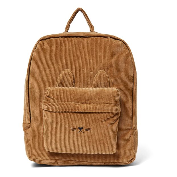 Kitten Corduroy Backpack-product
