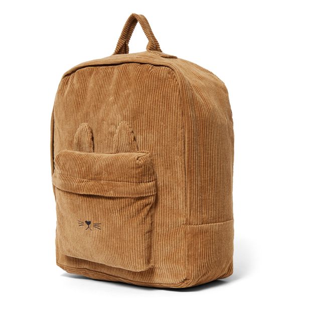 Kitten Corduroy Backpack-product