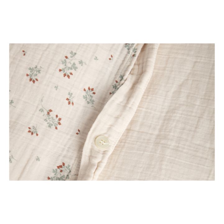Cotton Muslin Bedding Set Clover | Ecru- Product image n°2