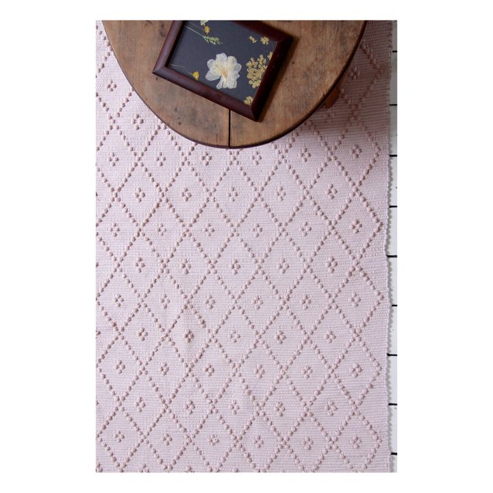 Tapis Diamond | Rose poudré- Image produit n°2