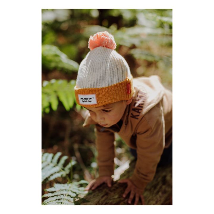 Bonnet Colorblock | Blanc- Image produit n°2