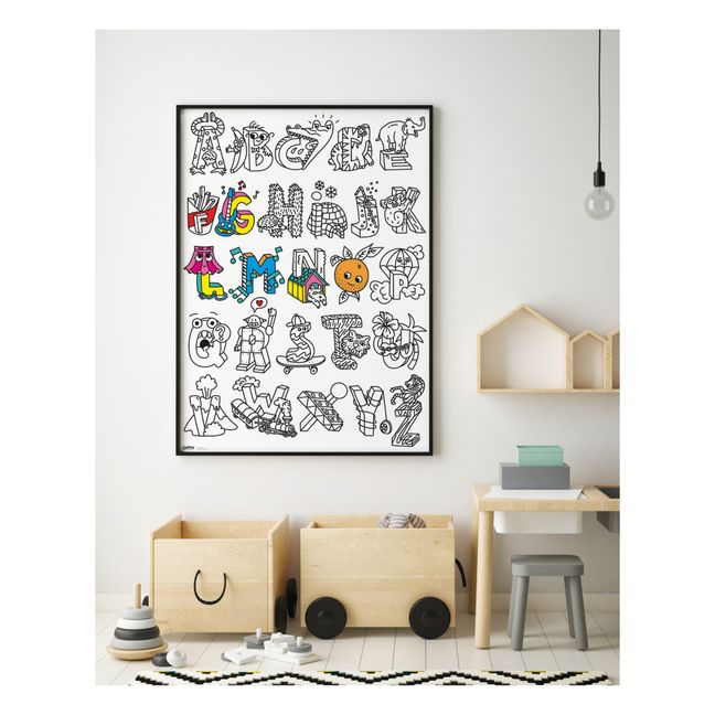 Poster G Ant Colorier Dance Blanc Omy Jouet Et Loisir Enfant