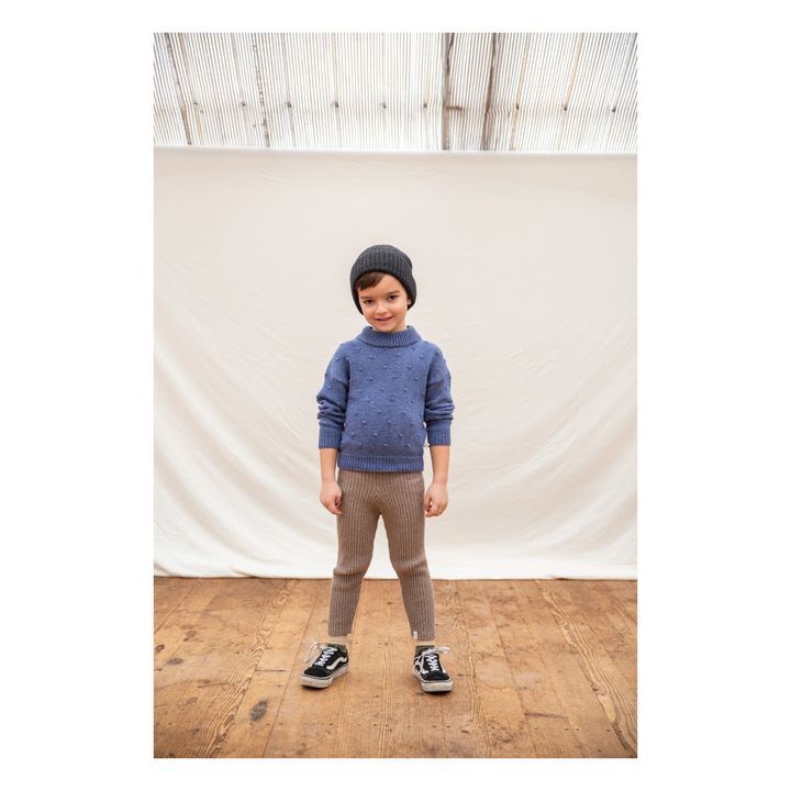 Juri Recycled Knit Leggings | Taupe brown- Product image n°1