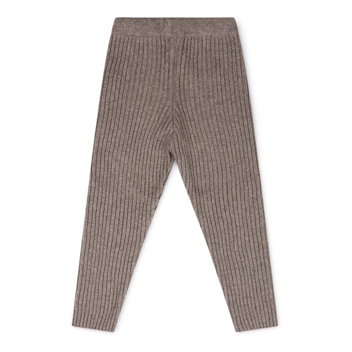 Juri Recycled Knit Leggings | Taupe brown- Product image n°5