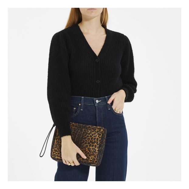 Clic Clac L Calfskin Leopard Bag-product