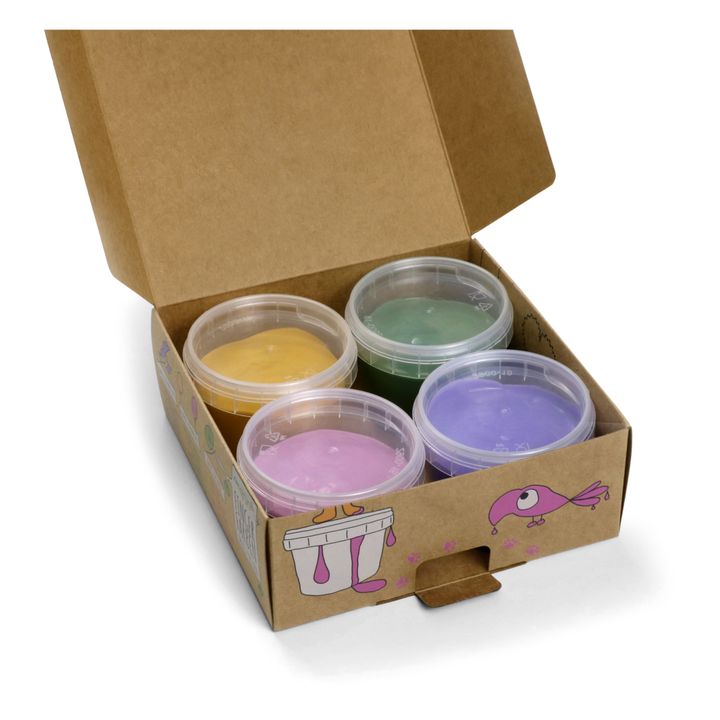 Pinturas veganas de dedos Luka - Juego de 4- Imagen del producto n°2