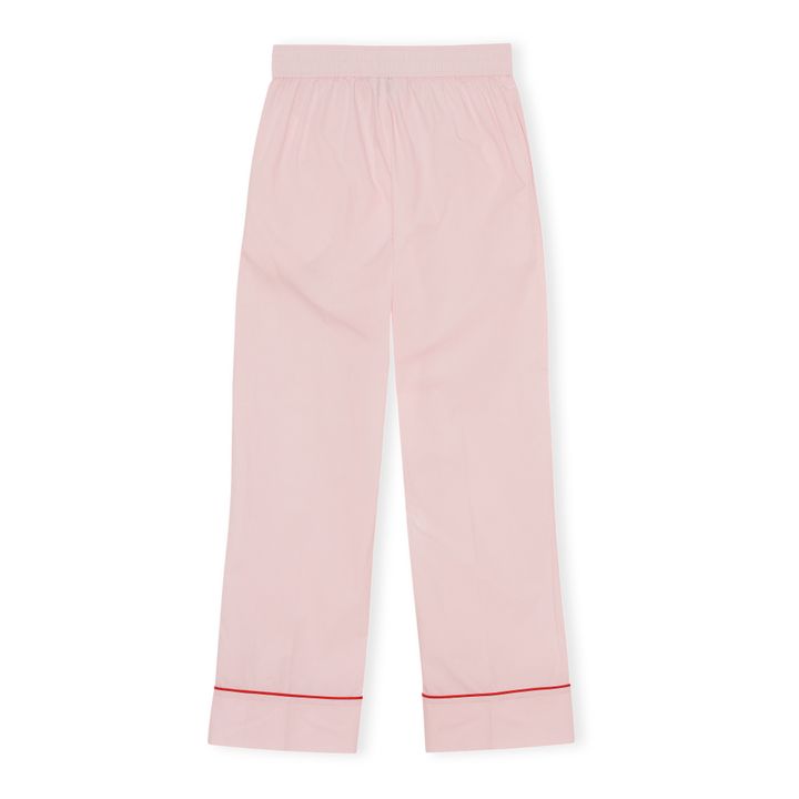 Pantaloni in popeline di cotone Rosa- Immagine del prodotto n°3