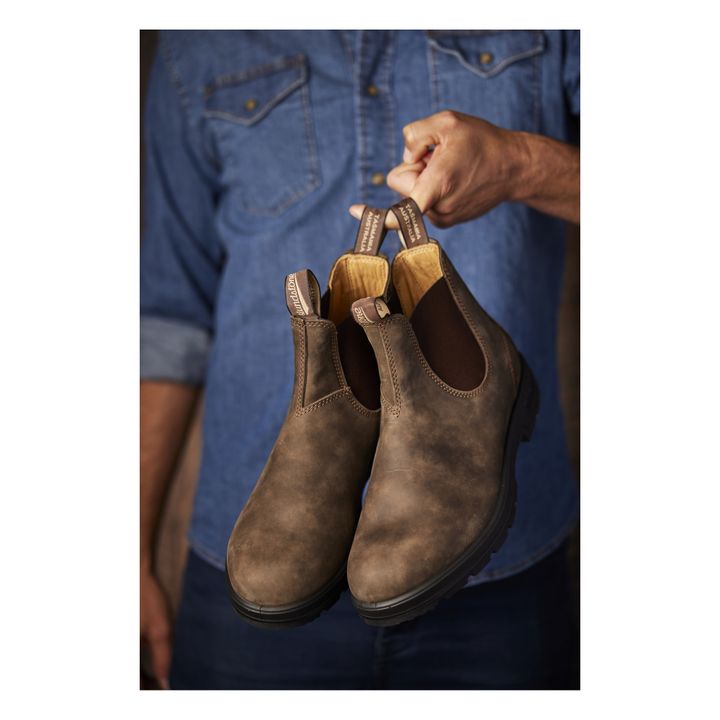 Nubuck Classic Chelsea Boots - Adult’s Collection - Brown- Product image n°2