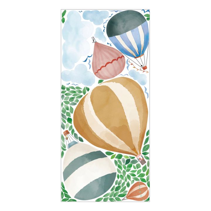 Sticker géant Montgolfière Aquarelle - Image produit n°2