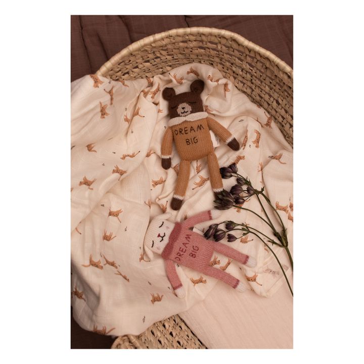 Doudou ours Dream Big Main Sauvage X Smallable | Ocre- Image produit n°7