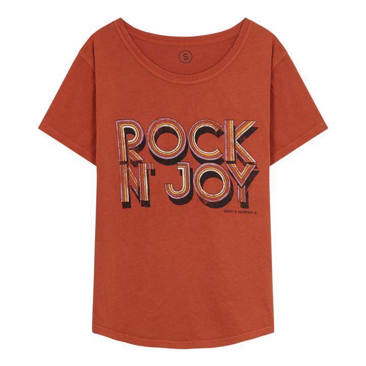 T-shirt, modello: Toro Joy, in cotone bio Arancione- Immagine del prodotto n°0
