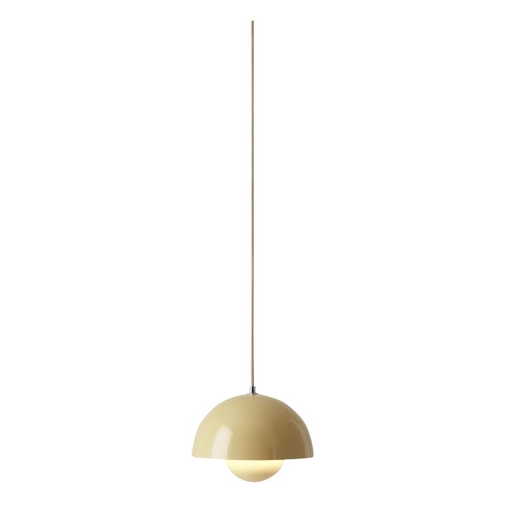 Lampadario, modello: Flowerpot VP1, Verner Panton, 1968 | Sabbia- Immagine del prodotto n°0