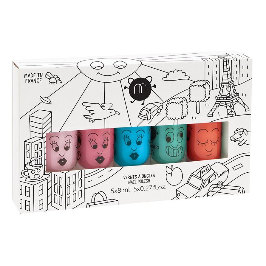 5er Set Nagellack City- Produktbild Nr. 0