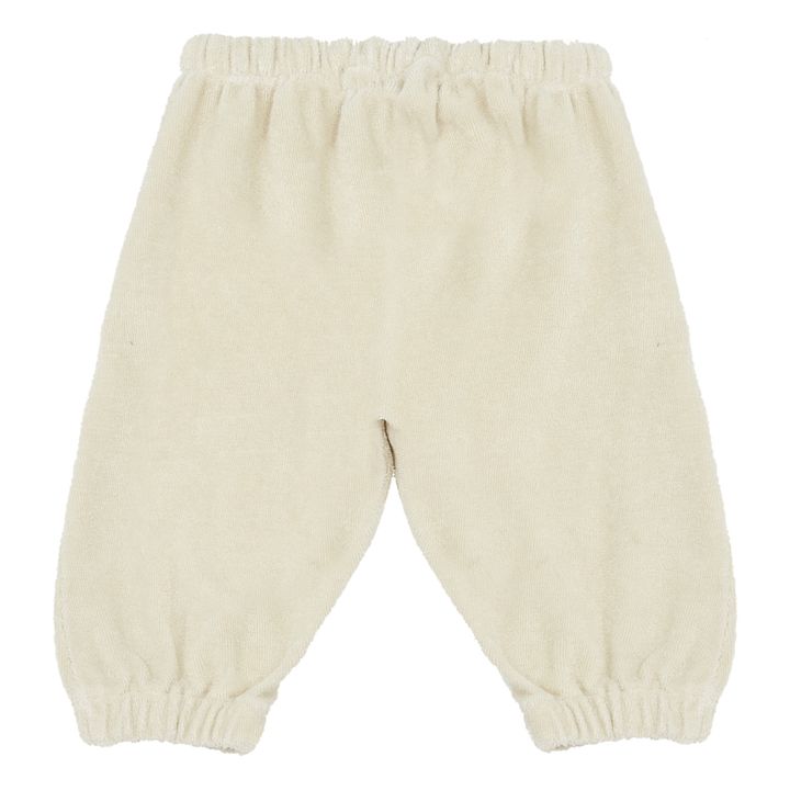 Cannelle Terry Cloth Harem Trousers | Cream- Product image n°1