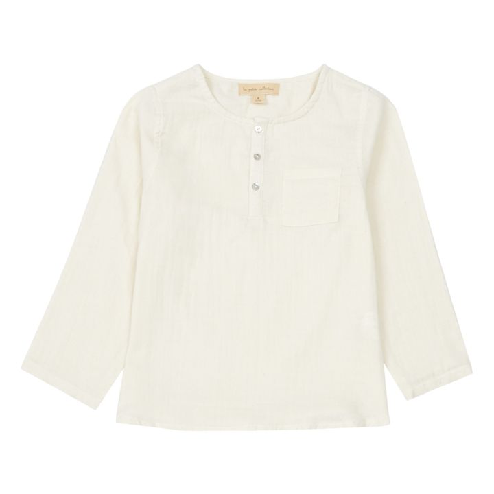 Kurta de gasa de algodón orgánico | Crudo- Imagen del producto n°0