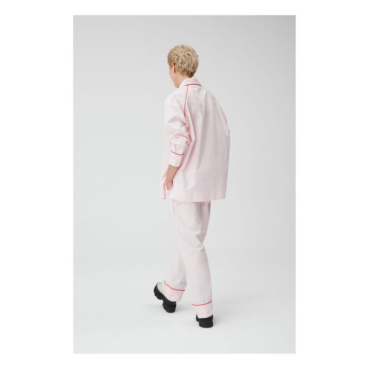 Pantaloni in popeline di cotone Rosa- Immagine del prodotto n°2