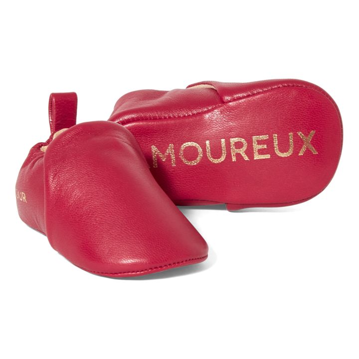 Chaussons Souples | Rouge framboise- Image produit n°2