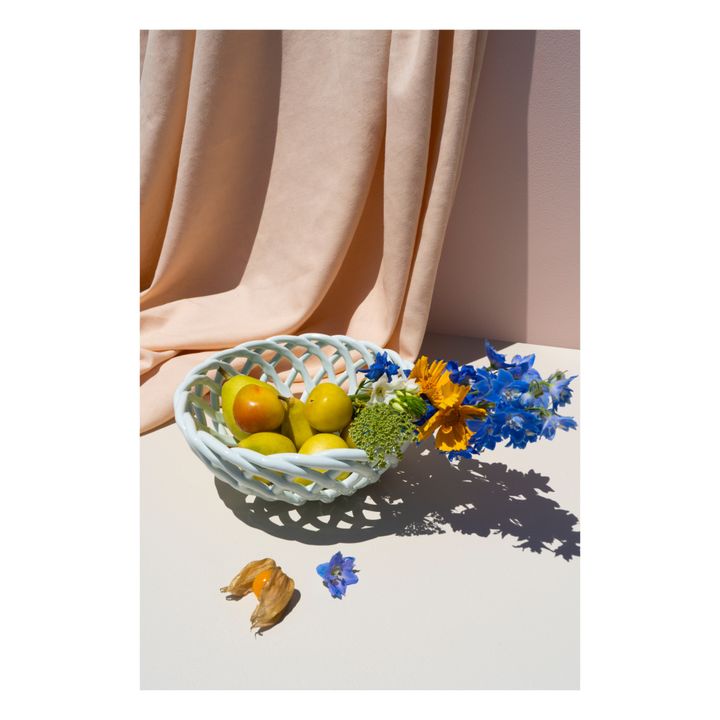 Sicilia Ceramic Salad Bowl Mint Green- Product image n°4