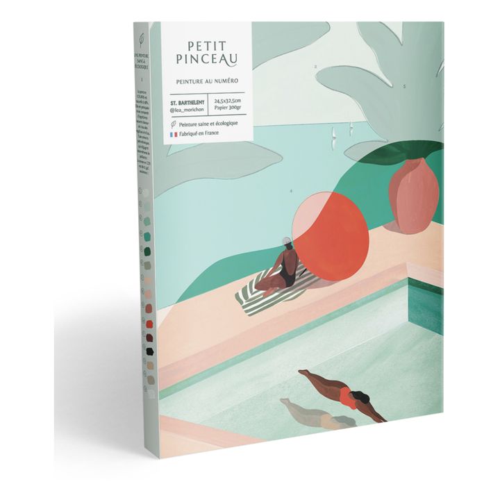 Kit de pintura por números - Saint Barthélémy de Léa Morichon- Imagen del producto n°0