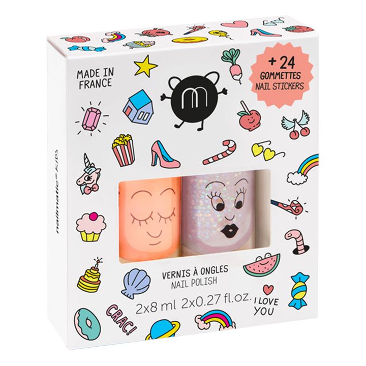Coffret 2 vernis kids Crac -Flamingo et Polly - Image produit n°0