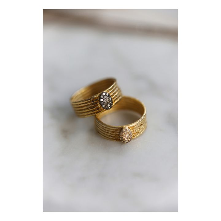 Bague Come BS | Doré- Image produit n°2