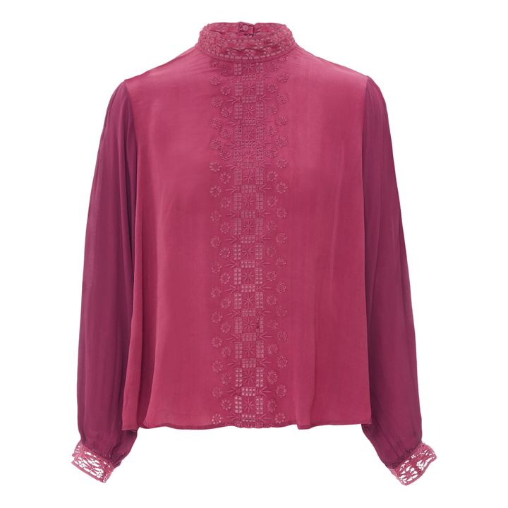 Blouse Ellie Rouge framboise- Image produit n°0
